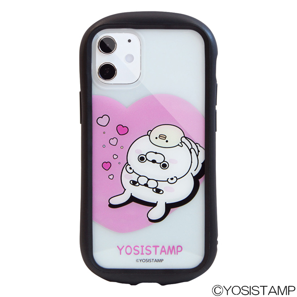 ヨッシースタンプ i select clear iPhone 12 mini 対応ケース ハート