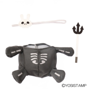 ヨッシースタンプ　着せ替えドレス　ガイコツ