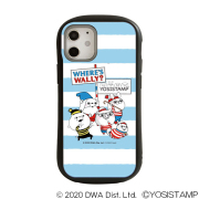 ヨッシースタンプ×ウォーリーをさがせ！ i select iPhone 12 mini 対応ケース ブルー
