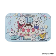 ヨッシースタンプスライド缶YS-67　うさぎさん＆くまさん10周年