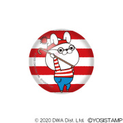 ヨッシースタンプ×ウォーリーをさがせ！　ガラスマグネット　うさぎさん 4580560335843