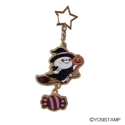 ヨッシースタンプ　ハロウィン柄アクキー　くまさん