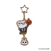 ヨッシースタンプ　ハロウィン柄アクキー　ぶたさん