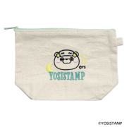 お星さま刺繍ポーチ／くまさん（ミント） C-777