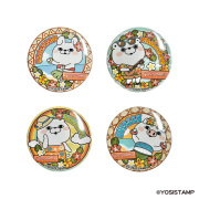 【予約販売】ヨッシースタンプ　アロハ缶バッジ（ランダム）