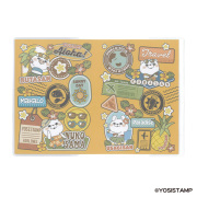 【予約販売】ヨッシースタンプ　アロハA6ノートカバー