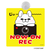 カーサイン 録画中（うさぎさん）
