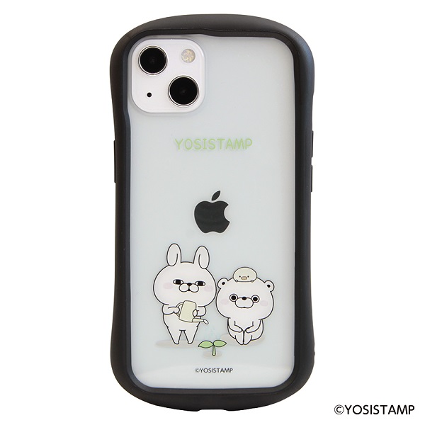 ヨッシースタンプ i select clear iPhone 13 対応ケース B.水やり
