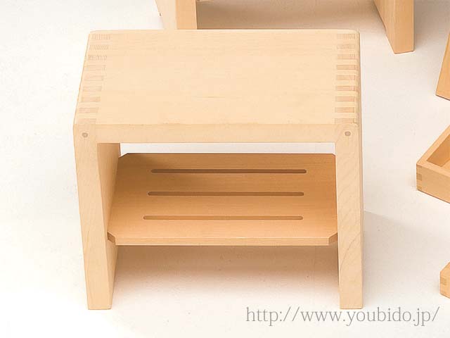 ヒバ箱型風呂椅子（小）