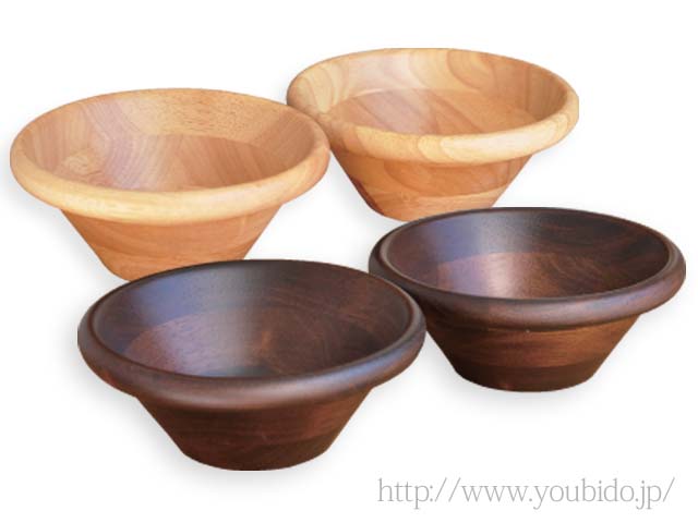 サラダボウル2個セット（ナチュラル/ブラウン）