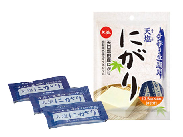 手作り豆腐用天塩にがり12.5mlx4包入8丁分
