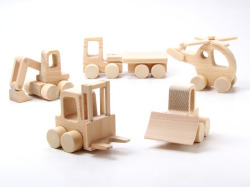 木の玩具はたらくのりもの