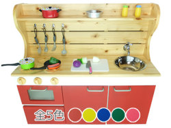 国産ヒノキのままごとキッチンVF870