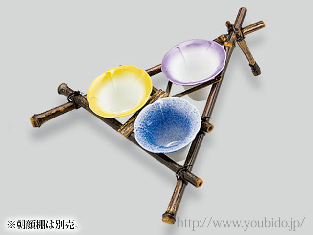 黒竹三角朝顔棚