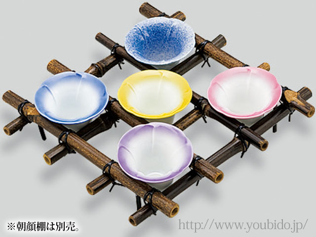 朝顔棚（黒竹）足付