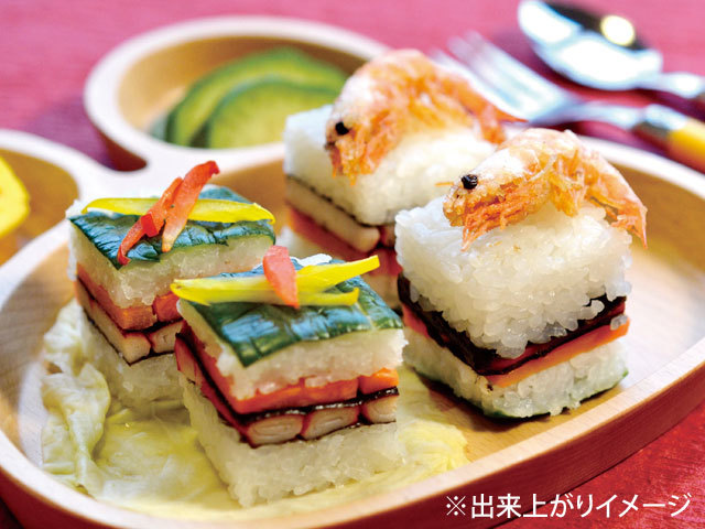 押寿司器十字切(0.5合)