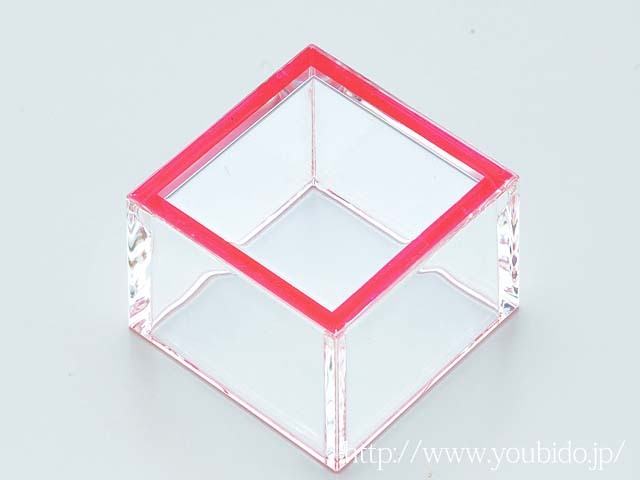 クリア枡 | アクリル樹脂枡 キッチン 雑貨 通販 【天然素材の雑貨よう