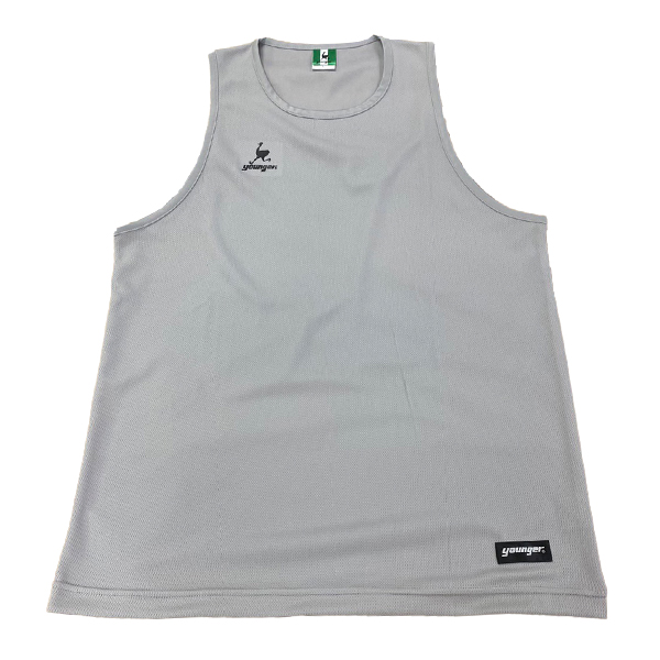 ヤンガー（Younger）ロゴ入りシングレット（シルバー）【メール便可】【予約販売】