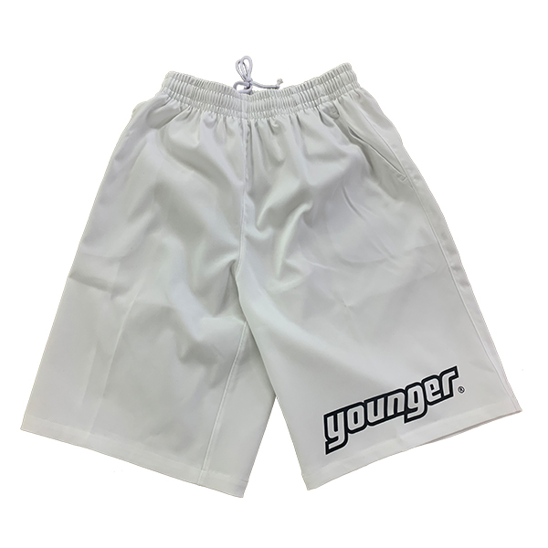 【公式ショップ限定・数量限定】ヤンガー（Younger）ストレッチ チノハーフパンツ（ホワイト）