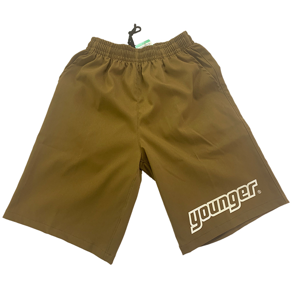 【公式ショップ限定・数量限定】ヤンガー（Younger）ストレッチ チノハーフパンツ（ブラウン）