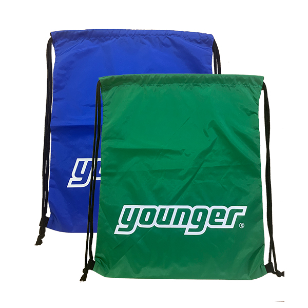ヤンガー（Younger）ロゴ入り　ランドリーバック　リュック型【メール便可】