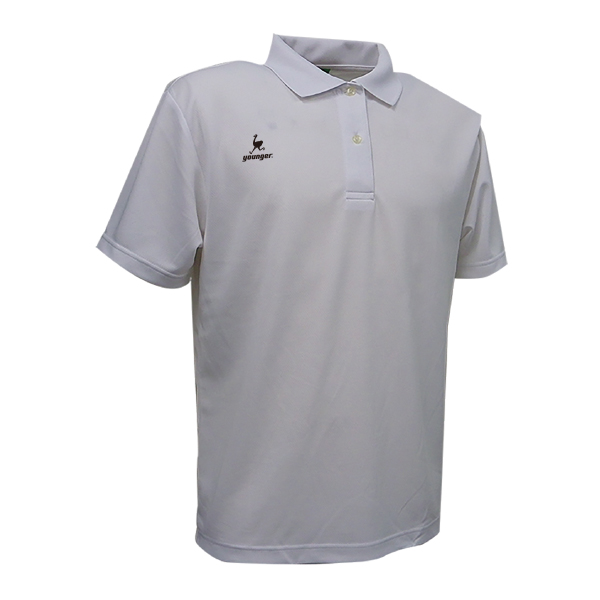 ヤンガー（Younger）ドライポロシャツ（ホワイト）【メール便可】【予約販売】