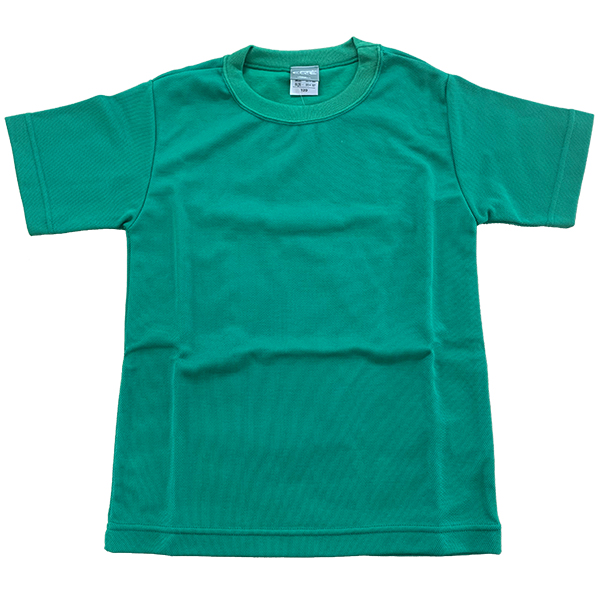 【日本製】ヤンガー（Younger）丸首半袖無地Tシャツ（グリーン）★【メール便可】