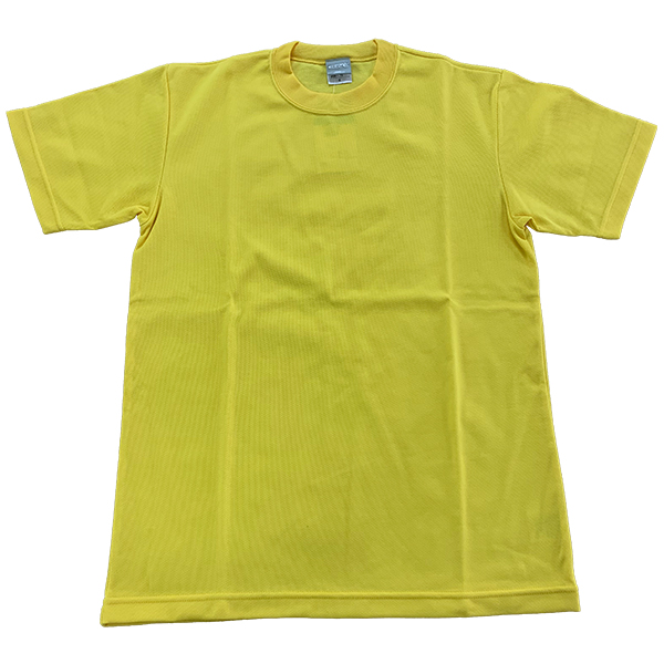 【日本製】ヤンガー（Younger）丸首半袖無地Tシャツ（イエロー）★【メール便可】