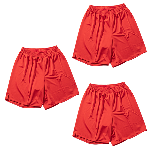 ヤンガー（Younger）シルキーゲームパンツ　マーク無（レッド）3点セット【予約販売】