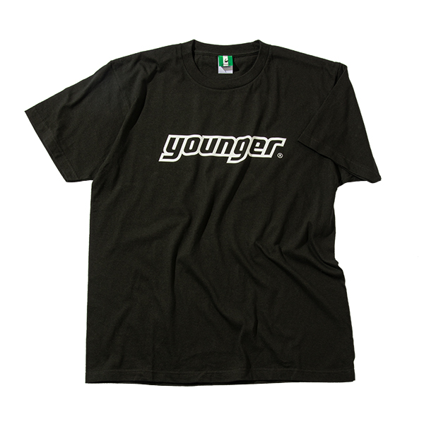 【公式ショップ限定】ヤンガー（Younger）ロゴＴシャツＡ（ブラック）【メール便可】