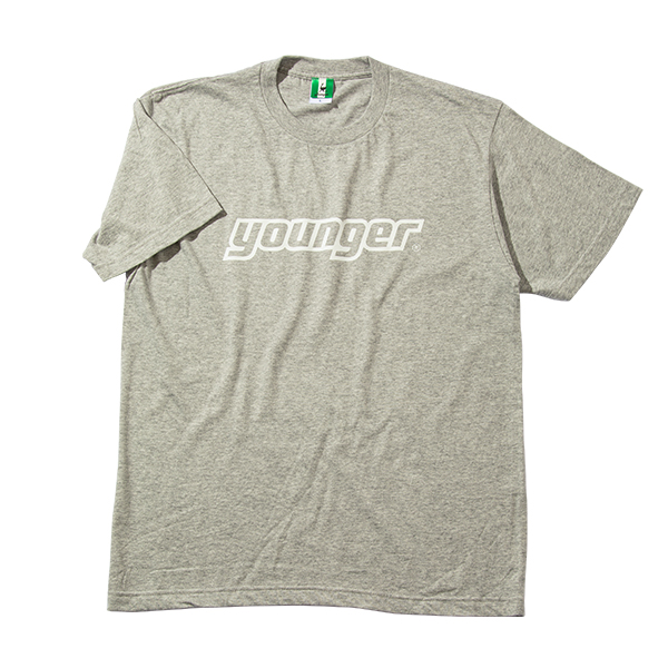【公式ショップ限定】ヤンガー（Younger）ロゴＴシャツＡ（杢グレー）【メール便可】