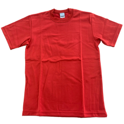 【日本製】ヤンガー（Younger）丸首半袖無地TシャツＪｒ（レッド）★【メール便可】