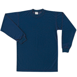 【日本製】ヤンガー（Younger）JPN長袖無地Ｔシャツ（ネイビー）【メール便可】