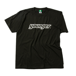 【公式ショップ限定】ヤンガー（Younger）ロゴＴシャツＡ（ブラック）【メール便可】