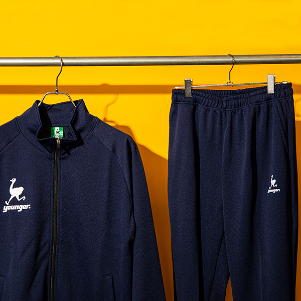 younger Y.S.C.C.横浜 ジャージ上下セット youngerジャージスリムパンツ（ブラック）