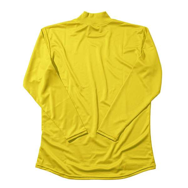 ハイネックインナー長袖シャツ (イエロー)