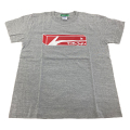 ヤンガー（Younger）コーチャーボックスTシャツ（グレー×レッド）【メール便可】