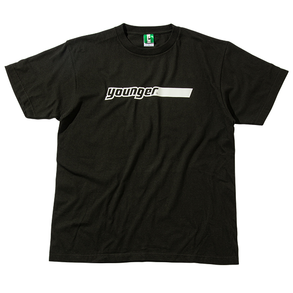 【公式ショップ限定】ヤンガー（Younger）ロゴＴシャツＢ(ブラック）【メール便可】