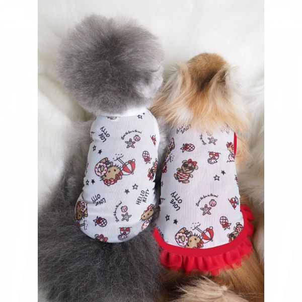 【専用】ハローキティ　　　　　犬シリーズ オッティー 日焼け キティ- COOL メッシュ タンクトップ 【 小型