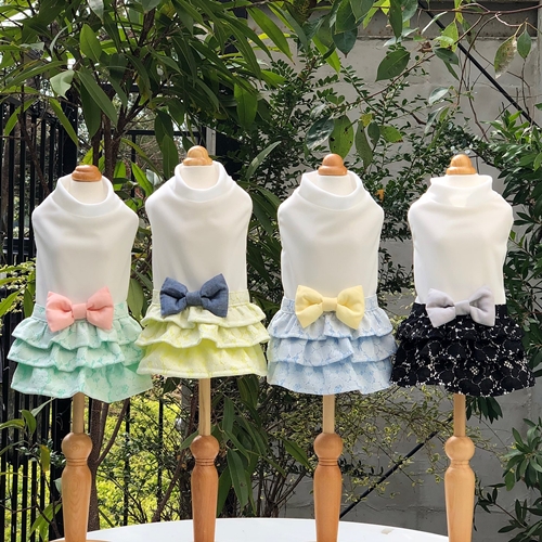 ゴッドピバ GodPiva COOL ガーリー レース ワンピース 【犬服 犬