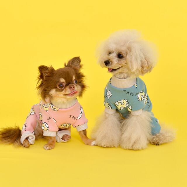 ティノティート TINOTITO パンケーキ柄オールインワン 【犬服 犬グッズ