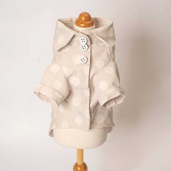 ルルドール フロッキードットシャツ 【 Luludoll ドッグウェア 犬服