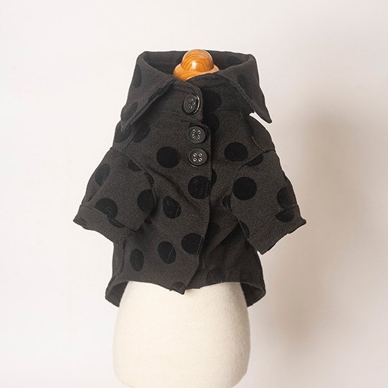 ルルドール フロッキードットシャツ 【 Luludoll ドッグウェア 犬服