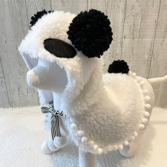 ルルドール ふわパンダケープ 【 Luludoll 犬グッズ 犬服 ドッグウェア