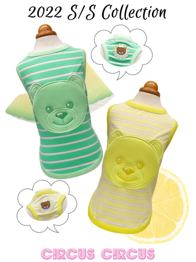 サーカスサーカス Toy Bear Juicy Border タンク (Boys