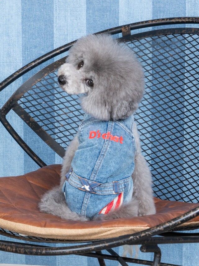D's CHAT アメリカンポケットオーバーオール 【 ディーズチャット 犬服