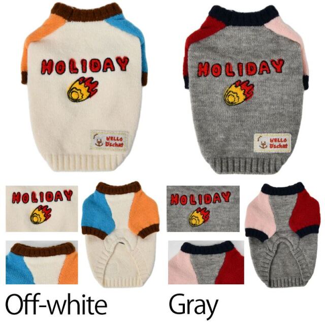 D's CHAT HOLIDAYセーター 【 ディーズチャット 犬服 犬グッズ