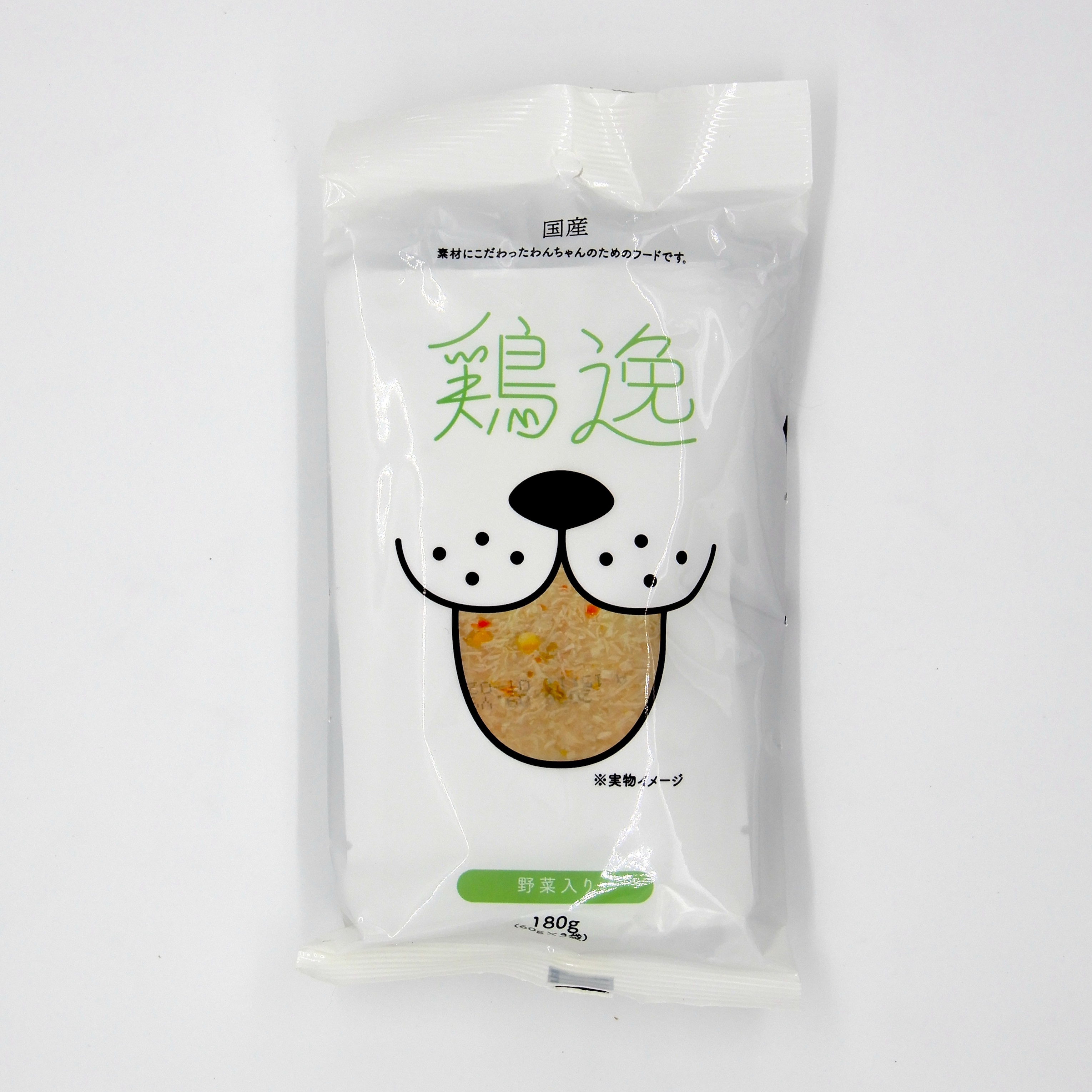 国産　鶏逸　野菜入り　180g　(60g x 3袋)