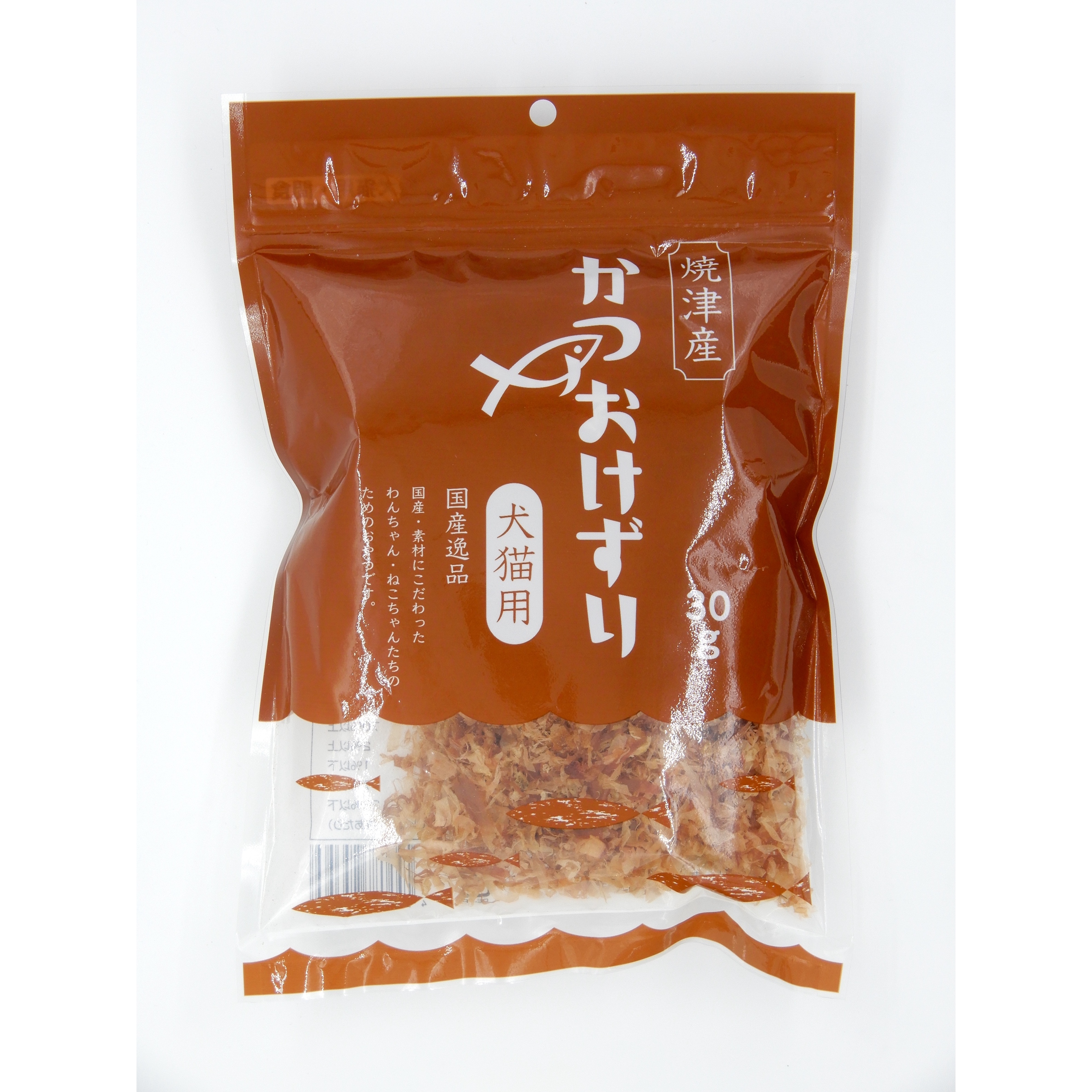 国産逸品　焼津産　かつおけす?り　犬猫用　30g