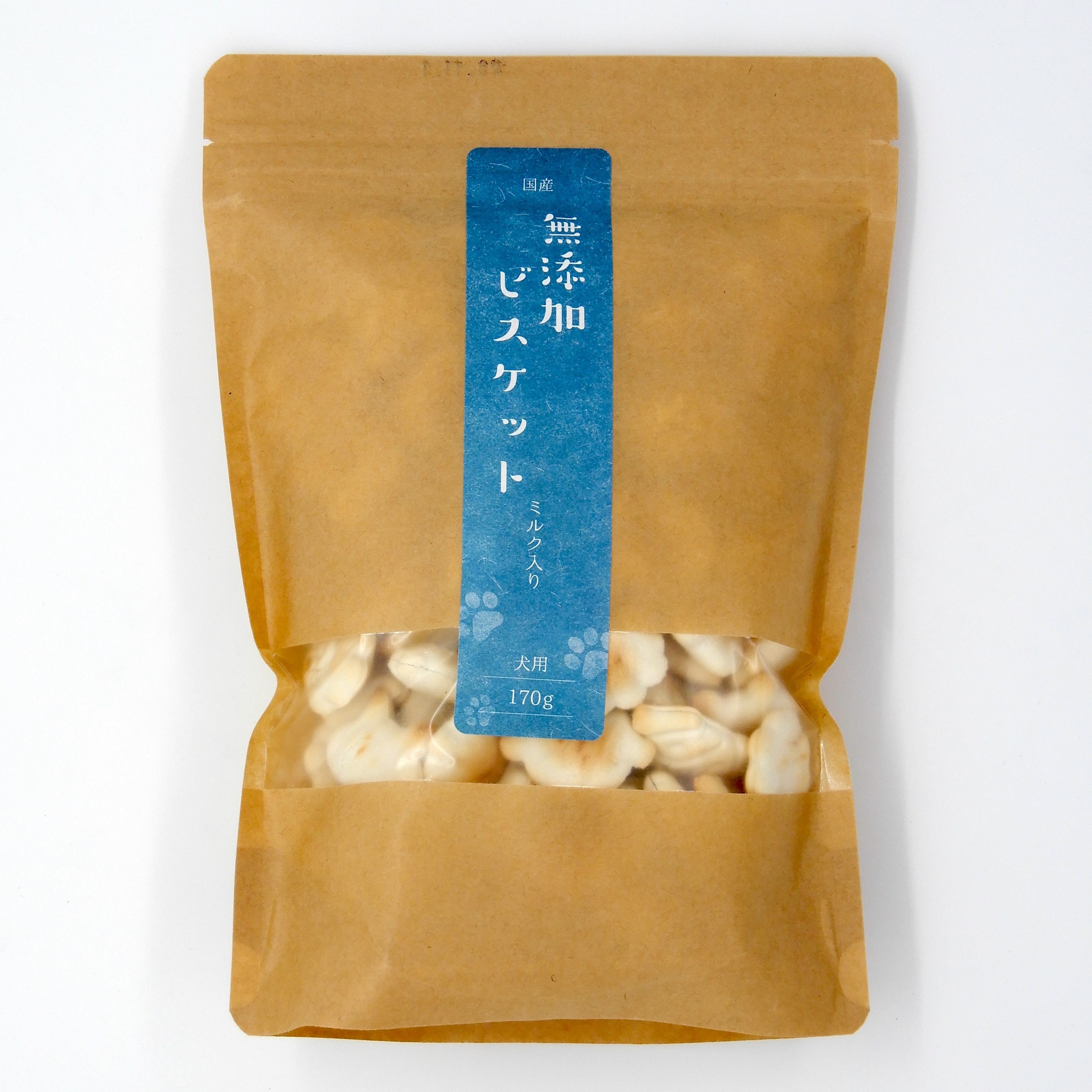 国産　無添加ビスケット　ミルク入り　170g